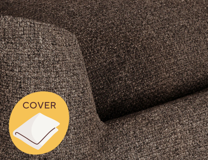 ENDU Housse Snooze Deep Taupe 110x80cm