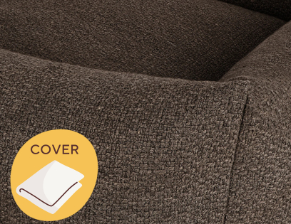 ENDU Housse Snug Deep Taupe 120x95cm
