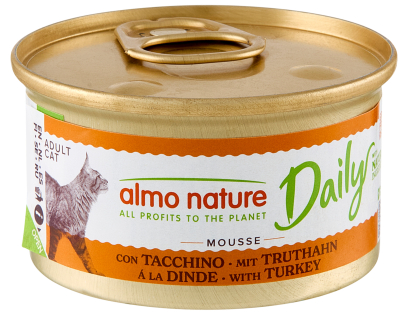 Daily Cats 85g Mousse avec dinde