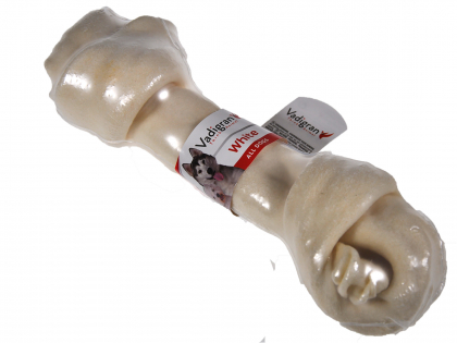 White Knotted chewing bone 230gr/26cm(5)
