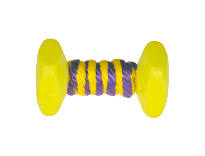 Training toy dog nylon dumbbells & rope 9,5cm