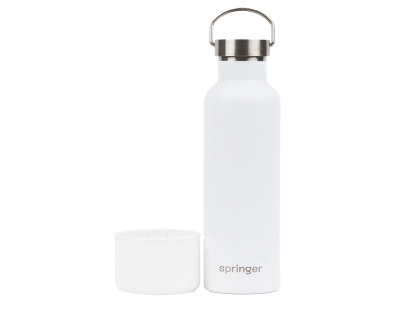 Travel Bottle Dog & Me White 0,7 L