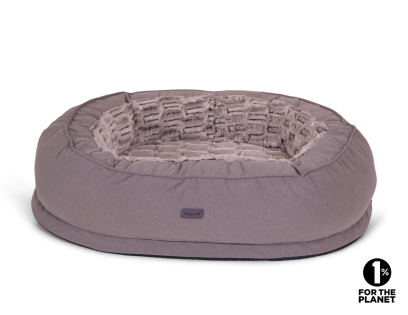 Mand ovaal Liah taupe 95x70x24cm