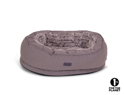 Mand ovaal Liah taupe 64x46x20cm