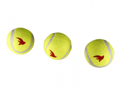 Jouet chien balles de tennis 6,5cm(3)