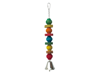 Jouet oiseau 5 balles et sonnette