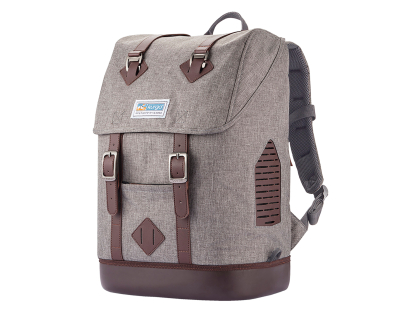 Dog backpack light grey/heath