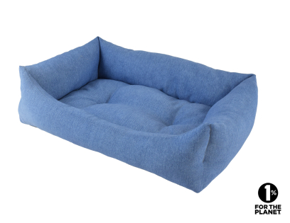 Panier carré Adelle bleu