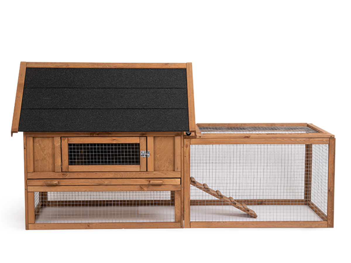 Hutches and runs Hutches cages and accessories Small animalsRabbit hutch Denver Java 176x72x95cm Vadigran