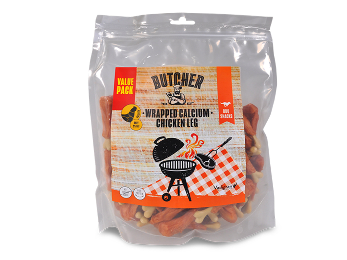 Butcher BBQ - Snacks - DogChicken Wrapped Calcium Chicken