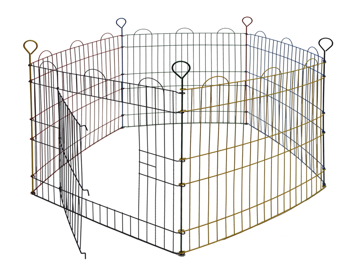 Clapiers et parcs - Clapiers, cages et accessoires - RongeursParc lapin  multicolore 60 x 60 cm - Vadigran