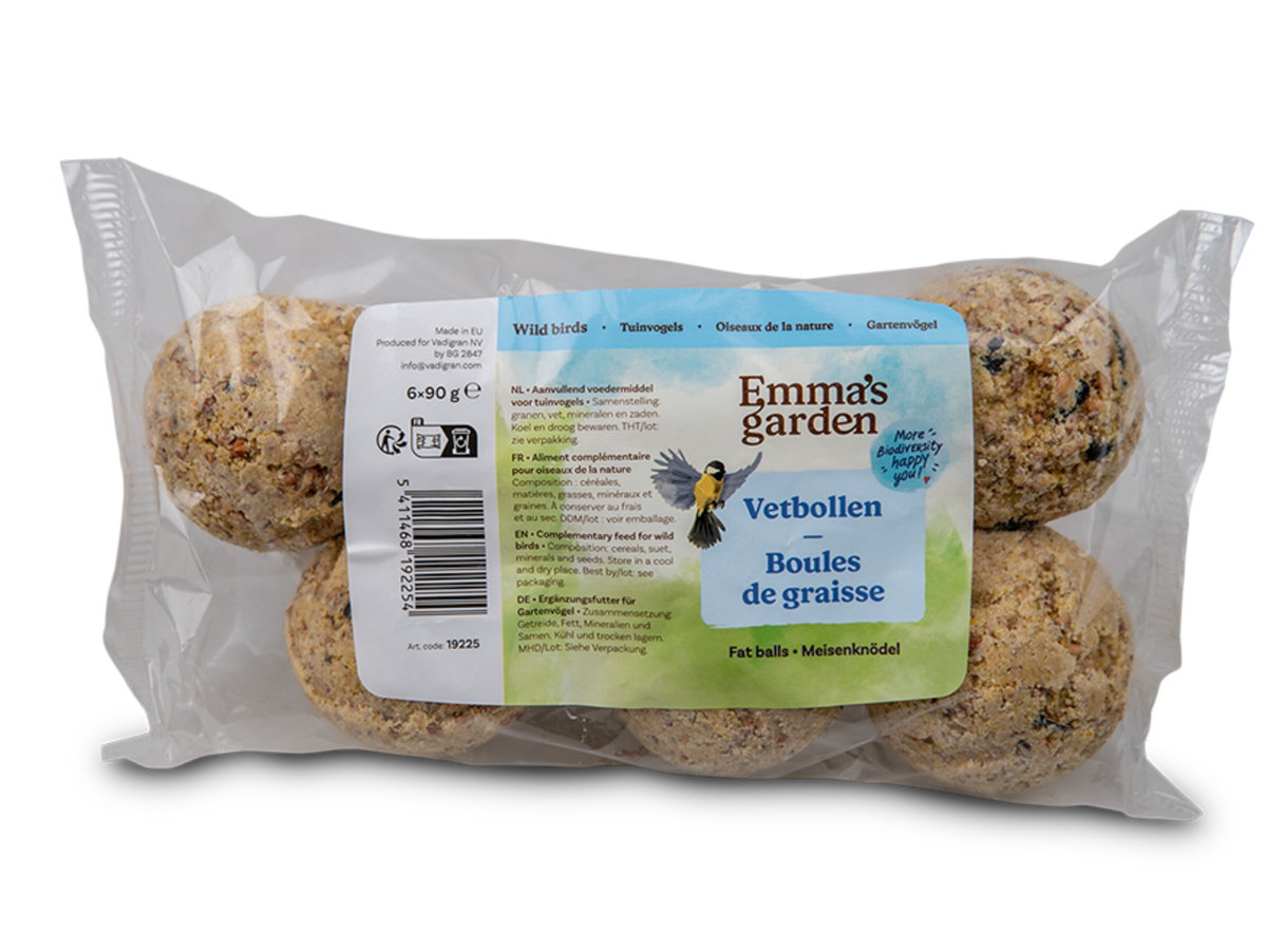 Boules de graisse pour oiseux de la nature x6 - 540g - Super U