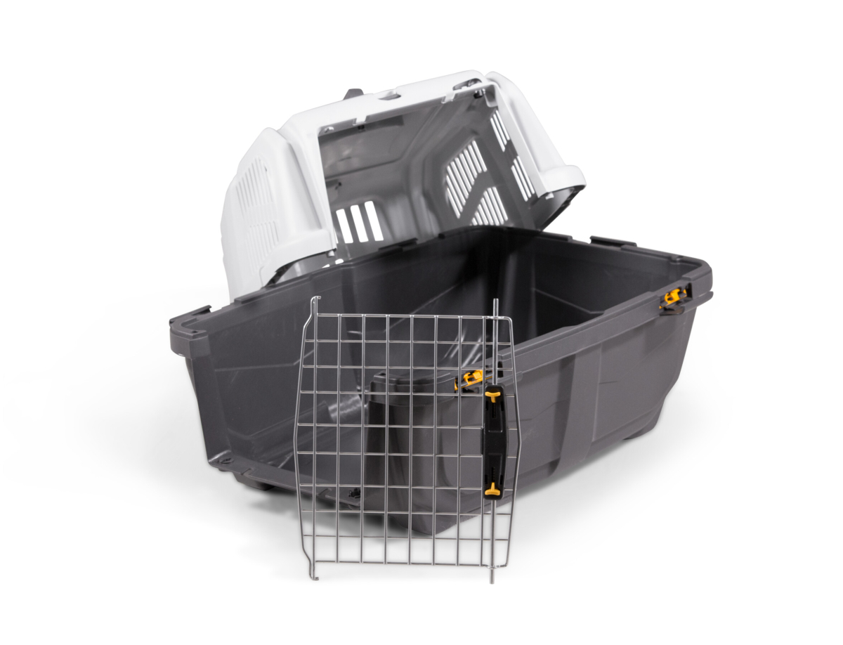 Transport box and metal cages Transport DogCarrier plastic Skudo 3 Iata grey 60x40x39cm Vadigran