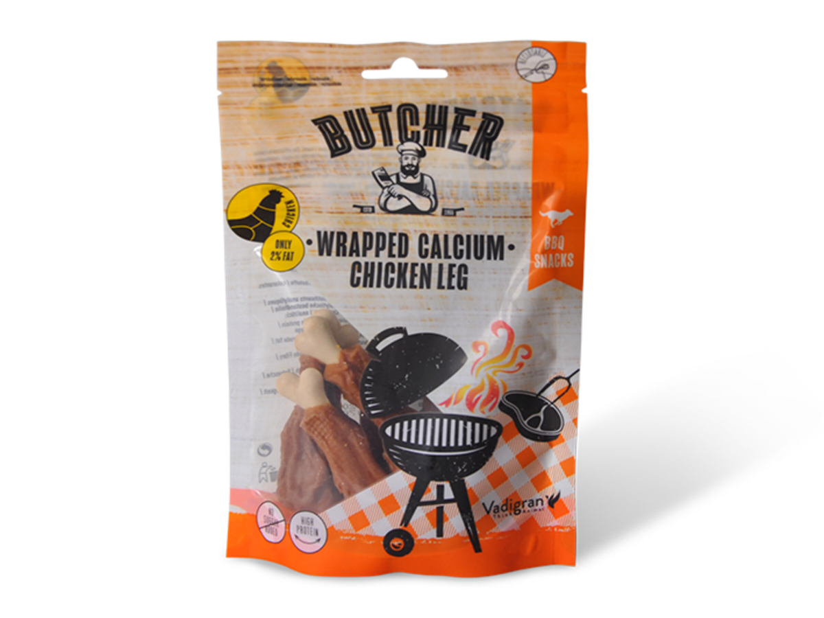 Butcher BBQ - Snacks - DogChicken Wrapped Calcium chicken