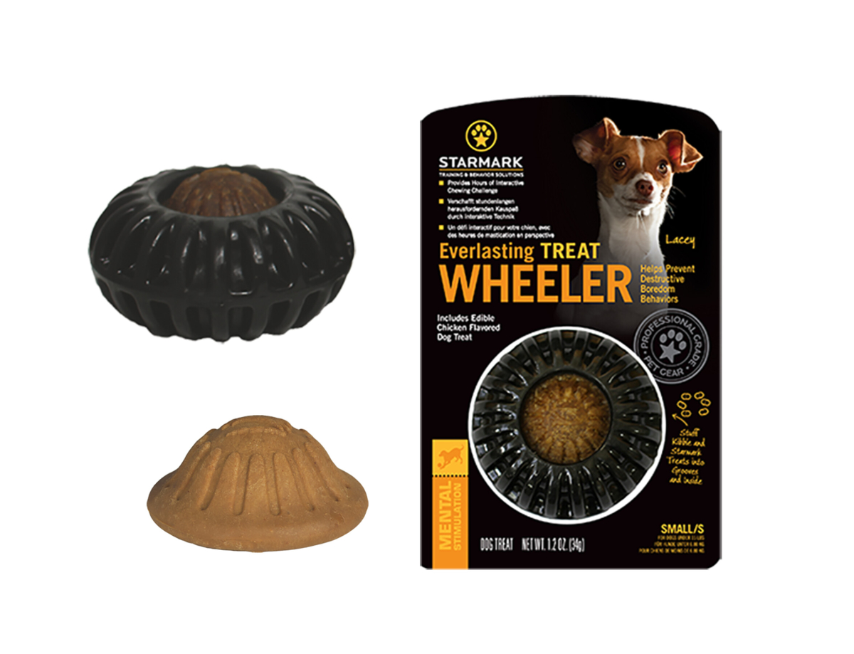 Starmark Toys DogStarmark Everlasting Treat Wheeler O 8 5x5cm S Vadigran