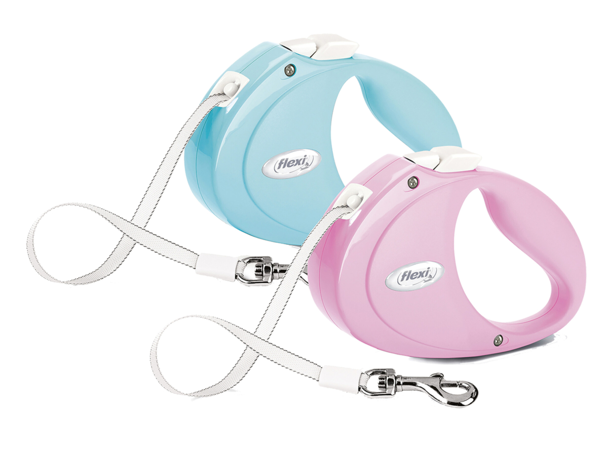 Flexi Promenade ChienFlexi Puppy sangle 2m rose Vadigran