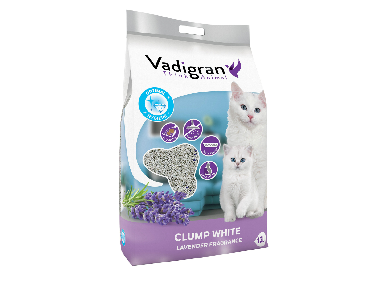 Vadigran kattenbakvulling Kattenbakvulling KatCat Litter White