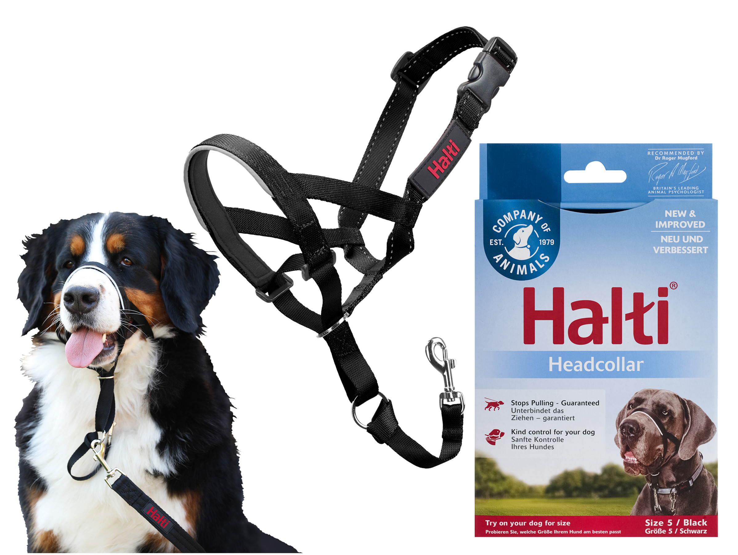 Halti Headcollar Size 5 Halti Dog Black 886284115209 