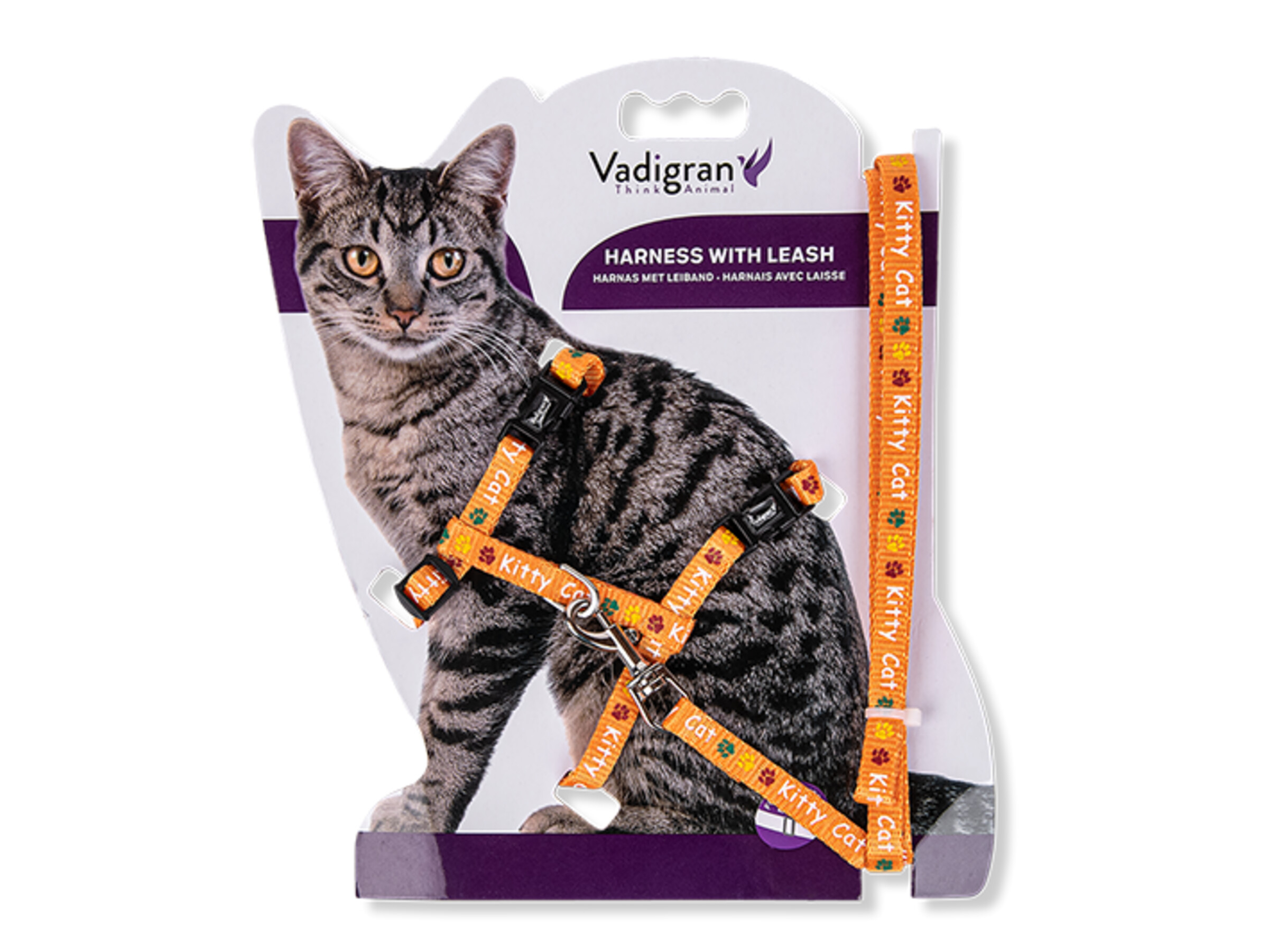 Orange cat harness on sale