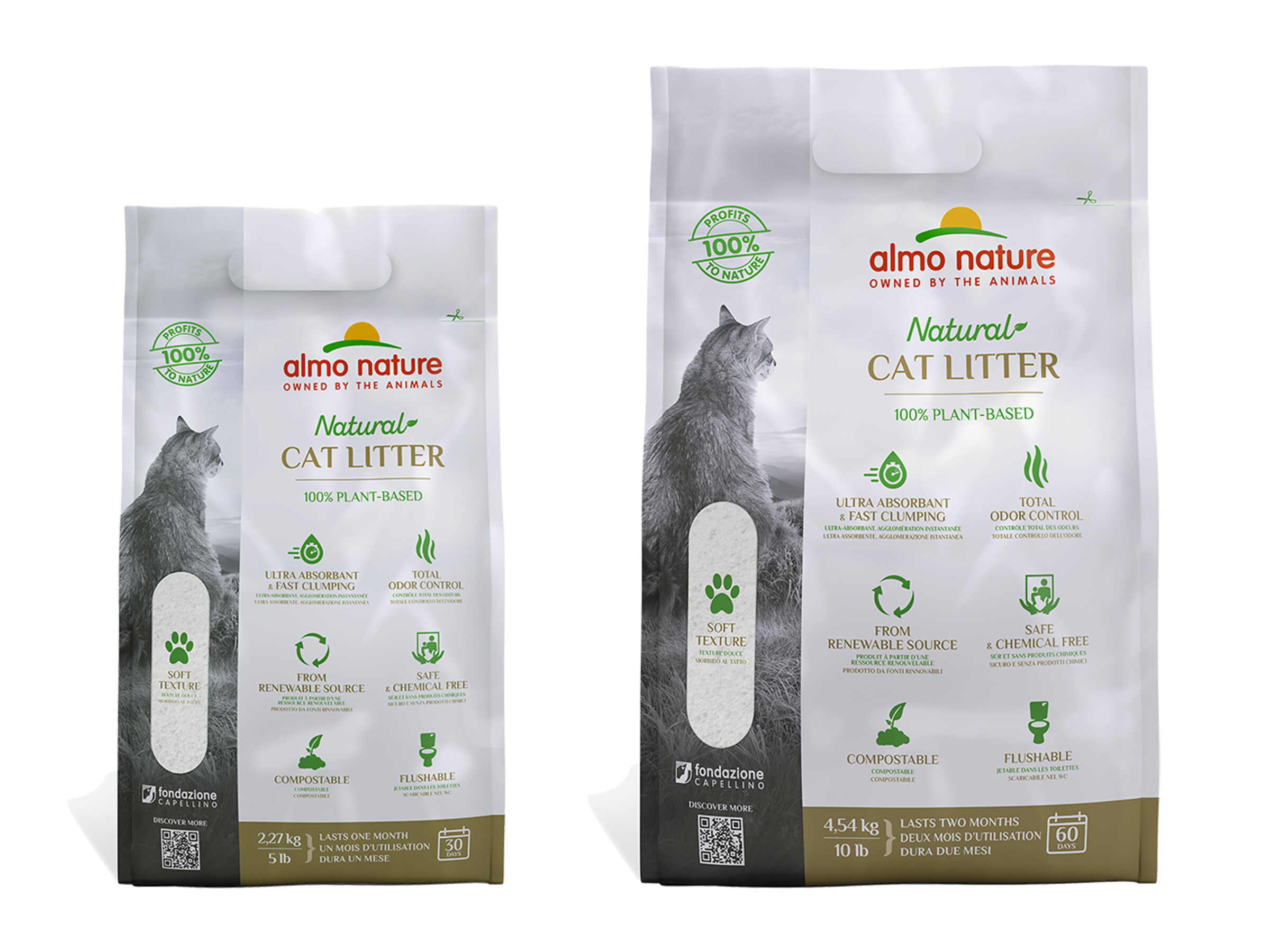 Almo Nature kattenbakvulling Kattenbakvulling KatCat Litter 4,54Kg