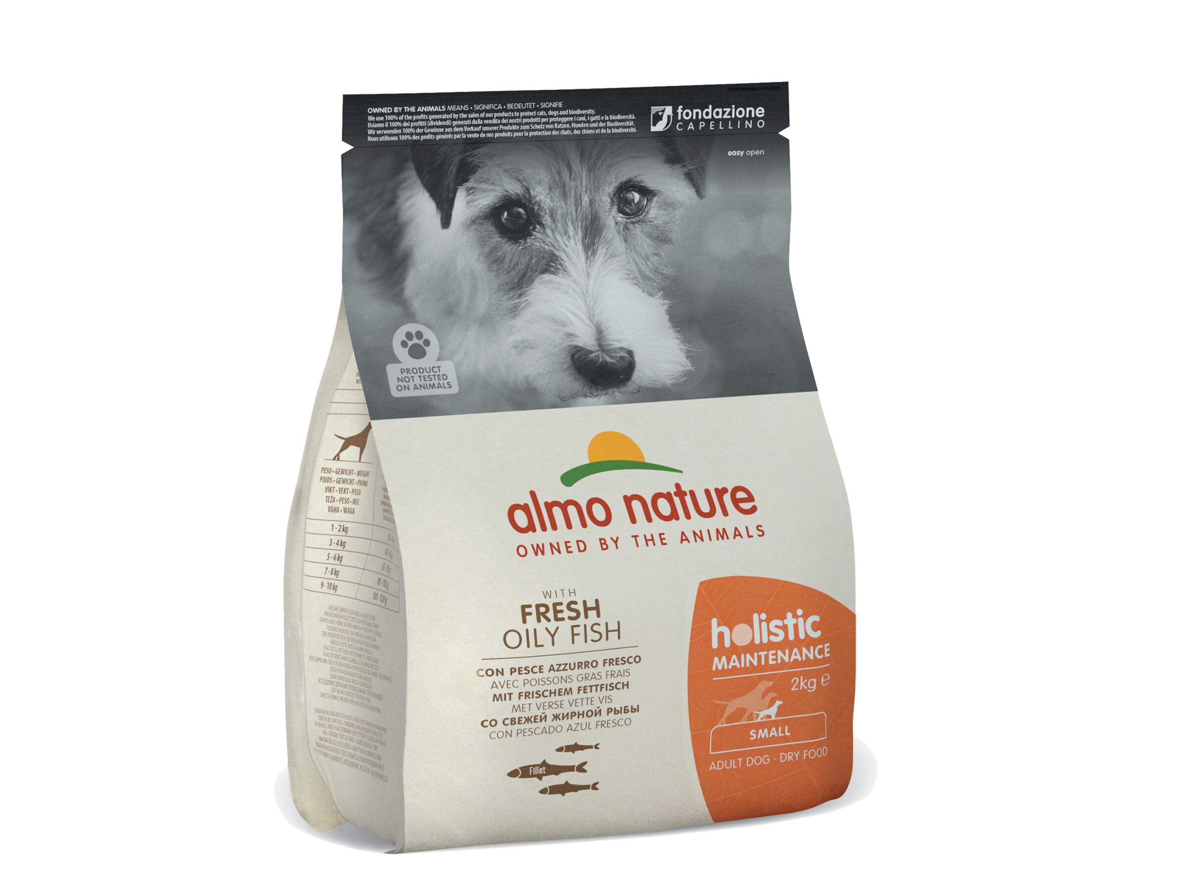 Almo Nature Dog Wet Food DogHOL Dogs 2Kg XS S white fish and rice Vadigran