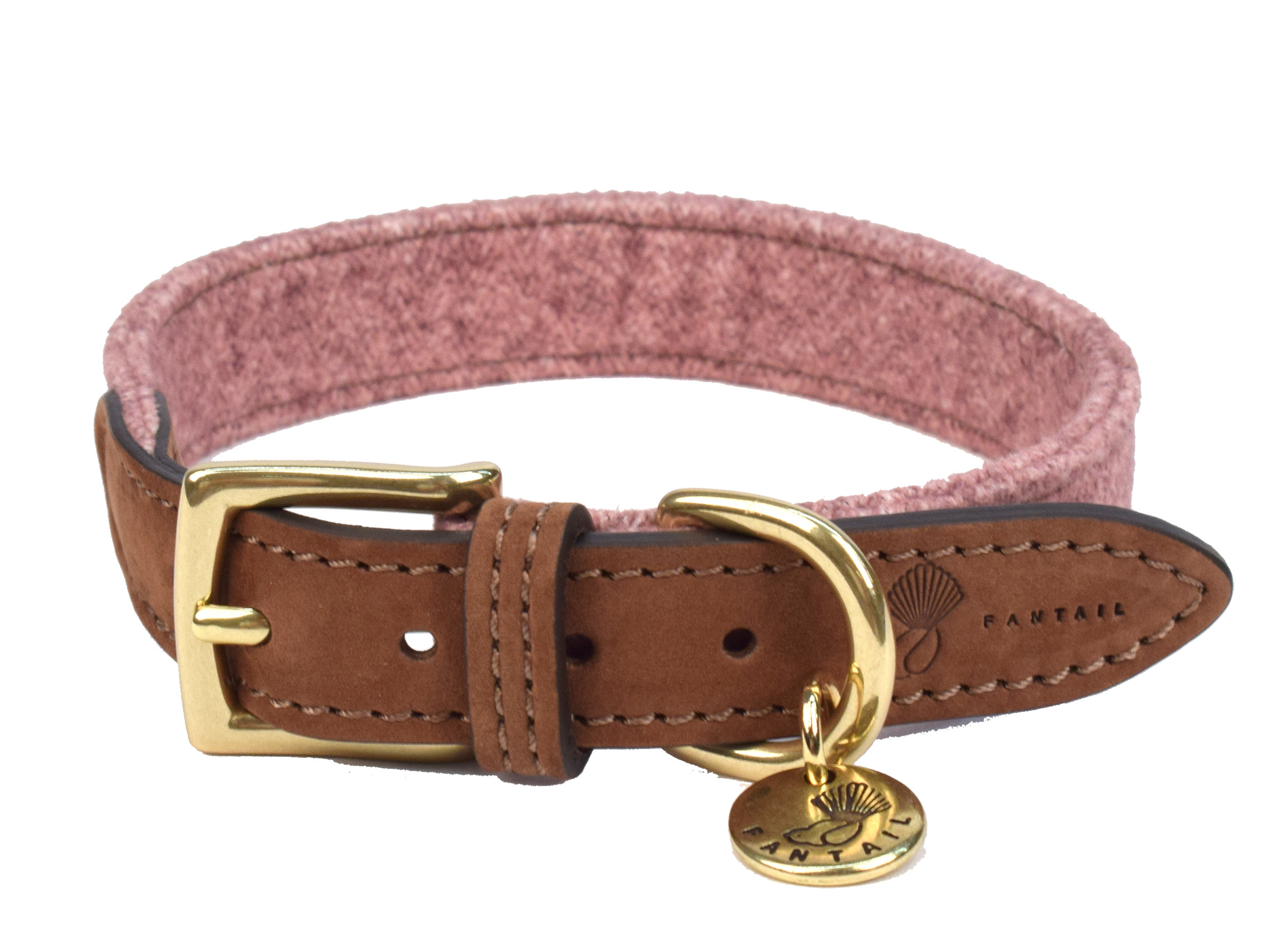 breng de actie rit Zuigeling HB en LB Fantail - Wandelen - HondHalsband hond Blend roze 50cmx20mm L -  Vadigran