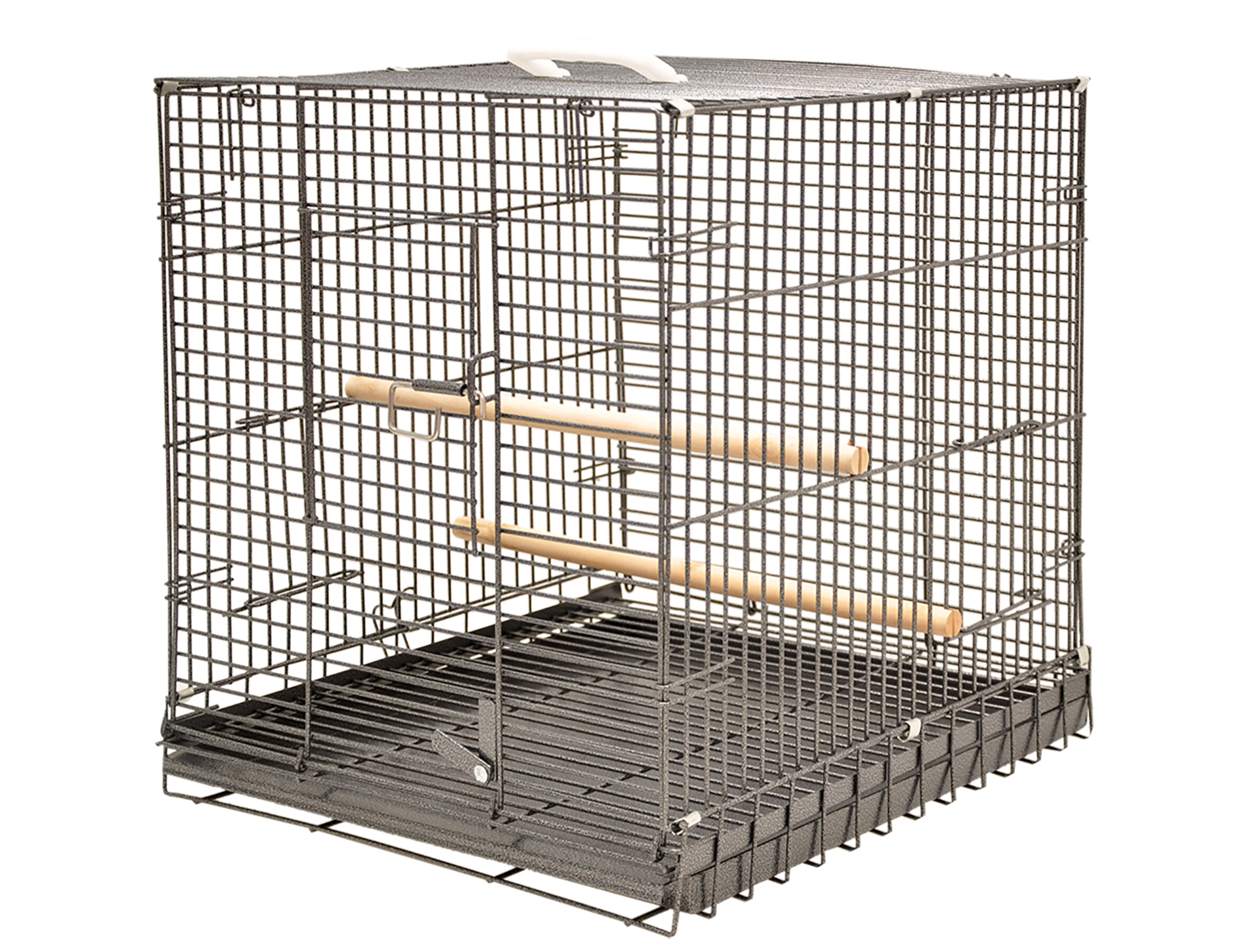 wit Uitrusten bevestigen Binnenkooien voor haaksnavelvogels - Kooien & Volières - VogelsKooi papegaai Tiko grijs 46 x48x 52 cm S - Vadigran wit Uitrusten bevestigen Binnenkooien voor haaksnavelvogels - Kooien & Volières - VogelsKooi papegaai Tiko grijs 46 x48x 52 cm S - Vadigran