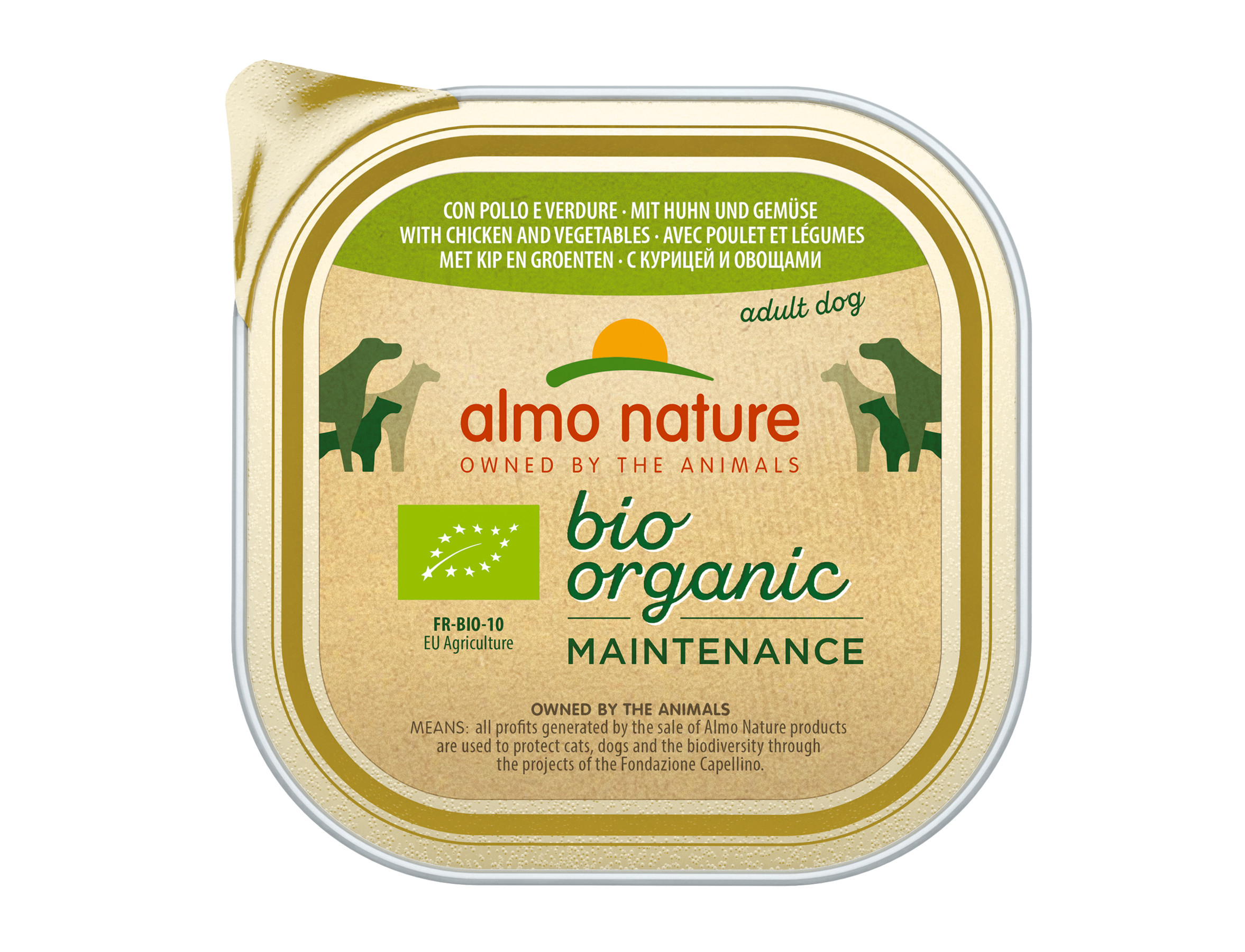 Bred rækkevidde skud Postnummer Almo Nature Dog Wet - Food - DogBIO Organic Dogs 300g with chicken and  vegetables - Vadigran