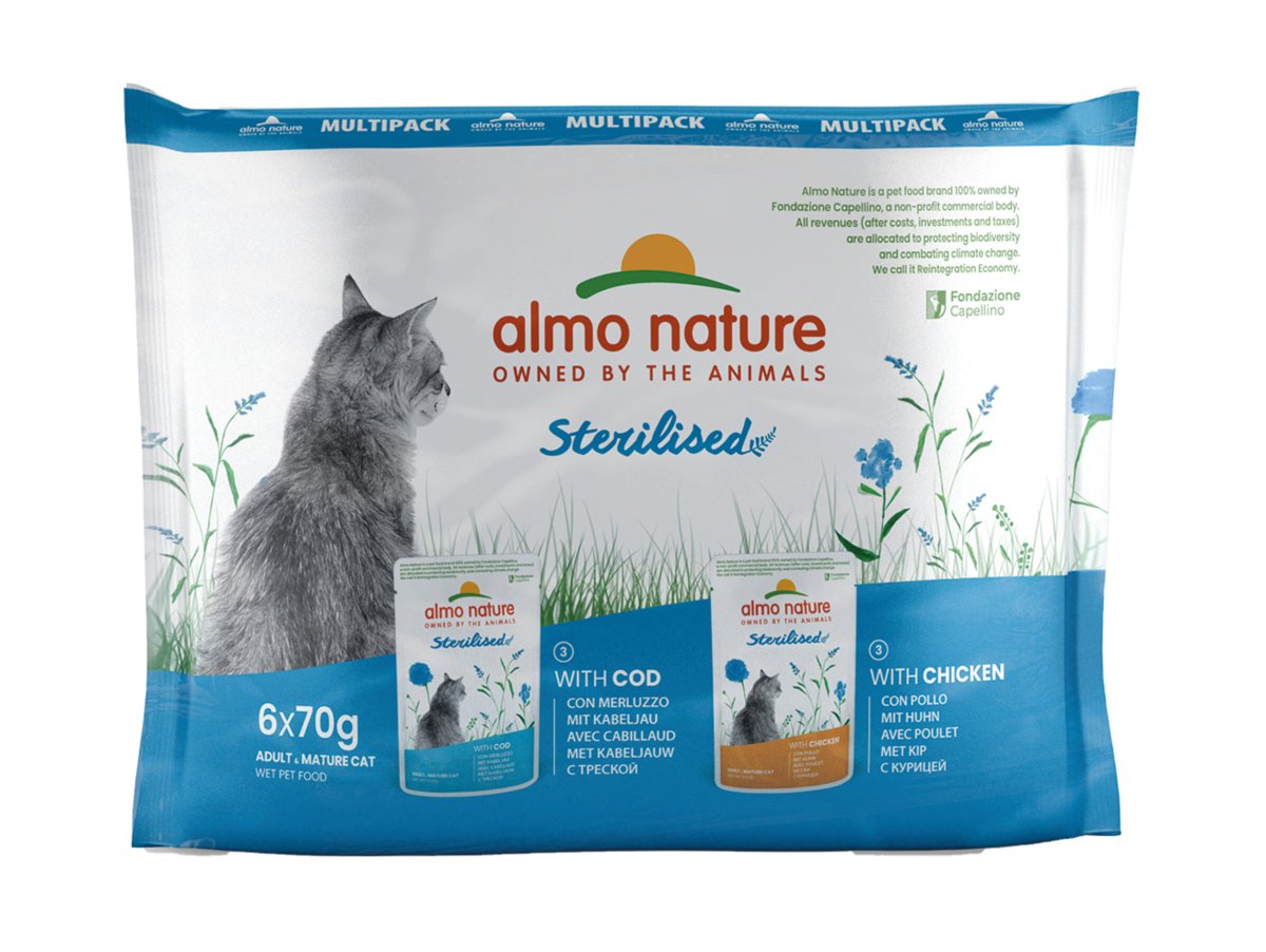 Almo Nature Kattenvoer Daily Mousse Zalm 85 gr | voor Dieren