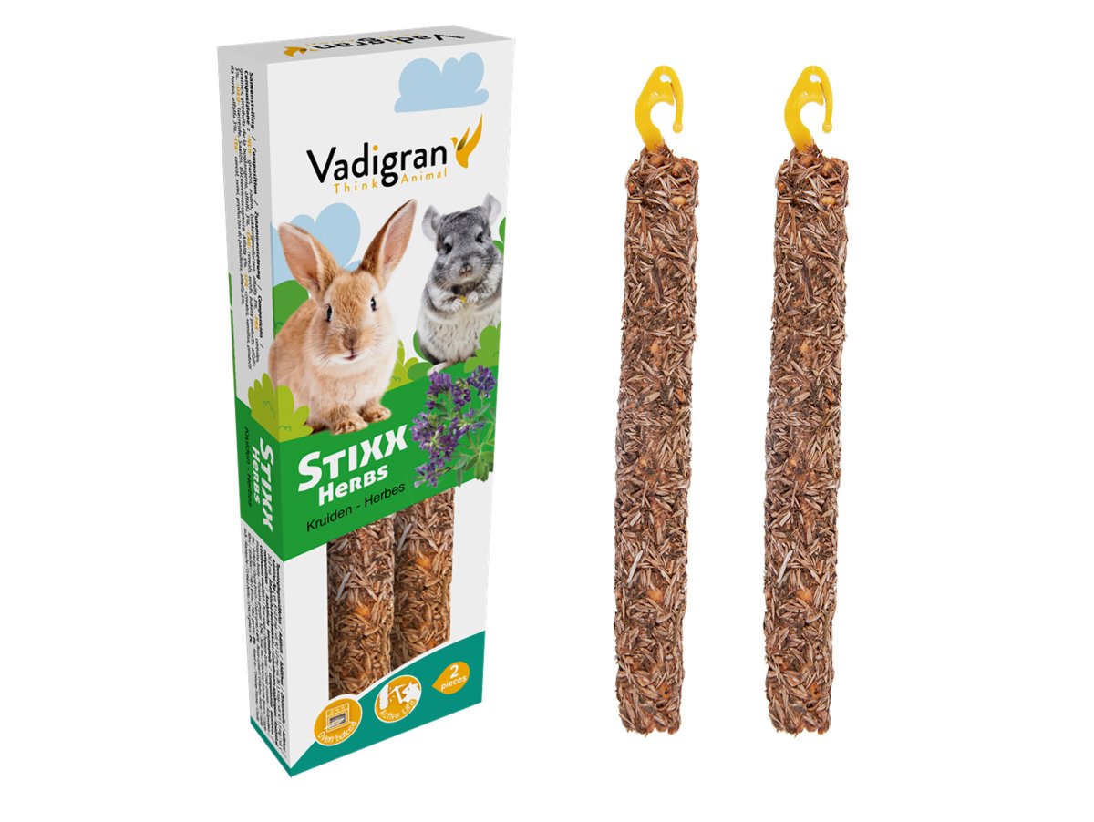 Wiki Stix Rabbit Snack Vadigran Rodent - Snacks - Small animalsStixx rabbit & chinchilla ...