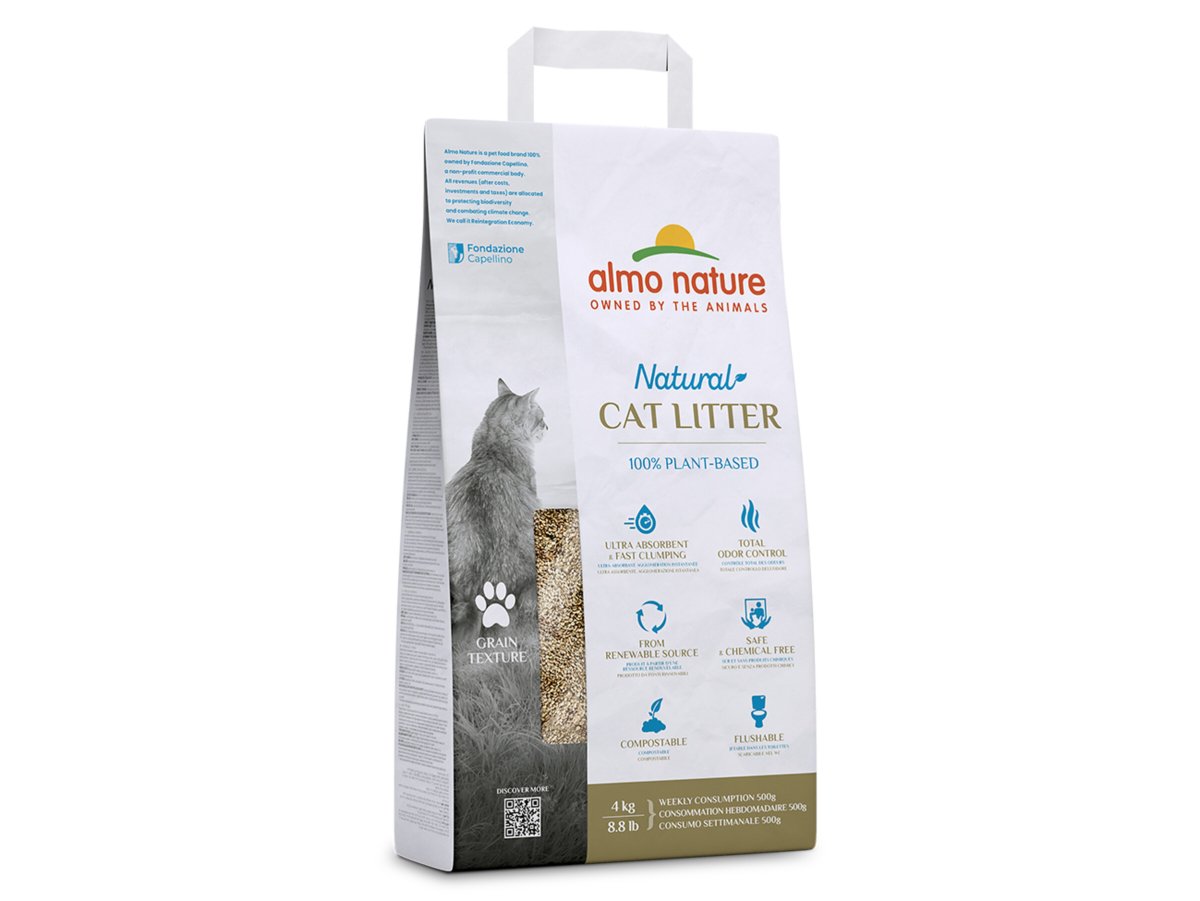 Almo Nature cat litter Cat litter CatCat litter 4kg Natural Almo Nature GRAIN Vadigran